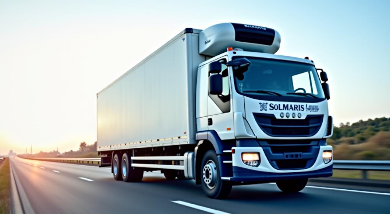 Camión refrigerado para transporte de productos perecederos